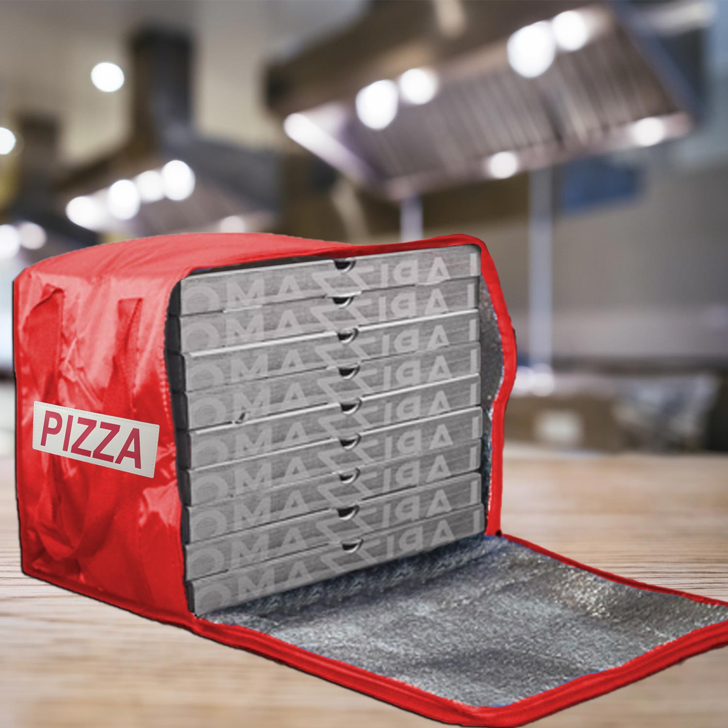 Borsa termica rigida per trasporto pizza