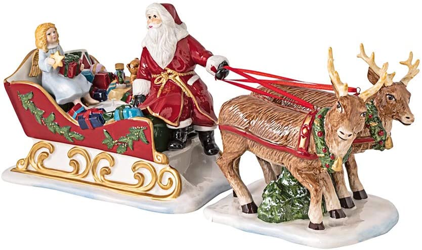 Villeroy & Boch Christmas Toys Slitta Babbo Natale con Renne in