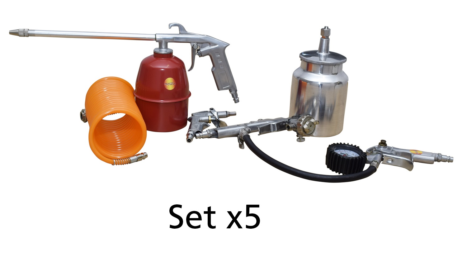 Kit Set 5 Accessori per Compressore