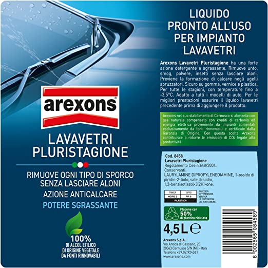 Arexons Liquido Lavavetri Pluristagionale