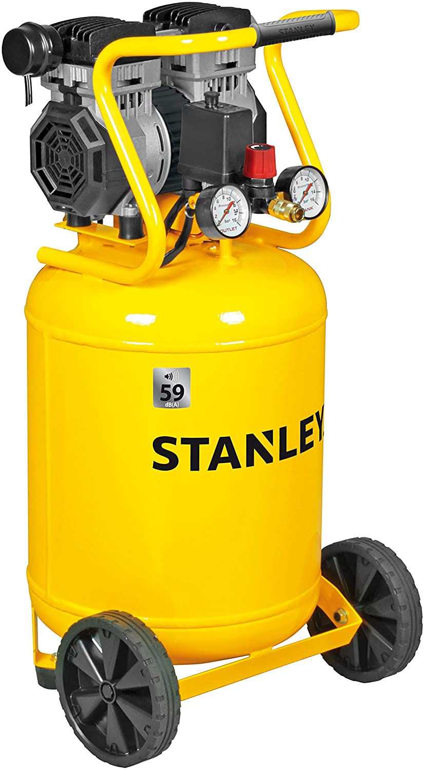 STANLEY - Compressore Siltek Verticale Silenzioso 1,3HP