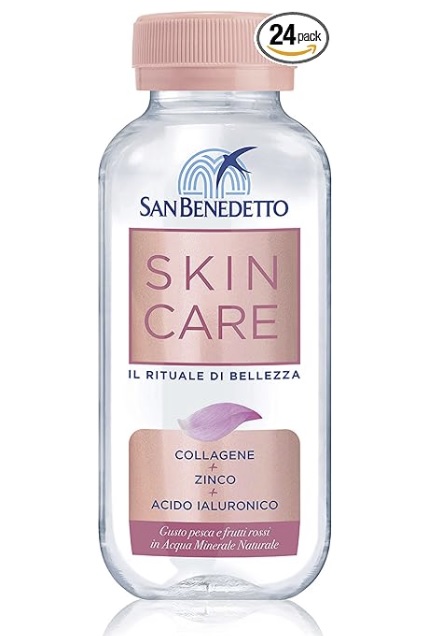 24x San Benedetto Skincare Acqua Minerale Naturale da 22cl con Collagene 24x22cl.
