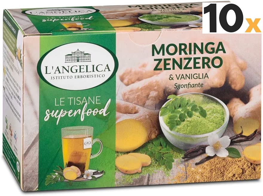 L'Angelica Tisana Superfood Moringa Zenzero e Vaniglia