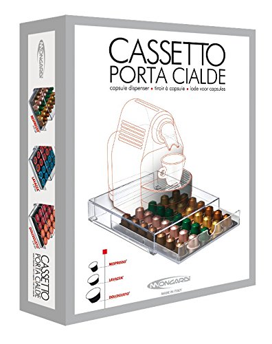 CASSETTO PORTA CIALDE CAPSULE CAFFE PER NESPRESSO CONTENITORE 48