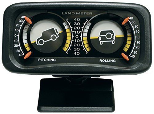 Inclinometro per auto, indicatore di inclinazione del misuratore di  pendenza del veicolo con rotazione libera, angolo di visione regolabile.